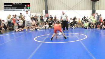 110 lbs Rr Rnd 4 - John Boyd, M2 Training Center - K8 vs Christian Bushy, Revival - K8