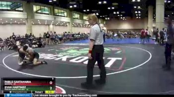 160 lbs Round 1 (10 Team) - Evan Martinez, Eagles Wrestling Dev vs Pablo Santamaria, Bandits