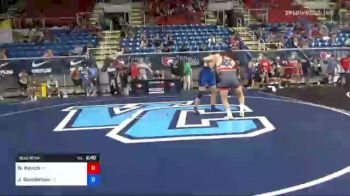 195 lbs Round Of 32 - Noah Kovick, Montana vs John Gunderson, Wisconsin