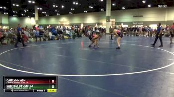 130 lbs Placement Matches (16 Team) - Caitlynn Ash, Charlie`s Angels-WV vs Sabrina Sifuentez, Charlie`s Angels-IL Blk