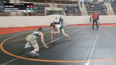 80_B lbs 5th Place - Luke Smith, Springford vs Maddox Thomas, Waynesburg
