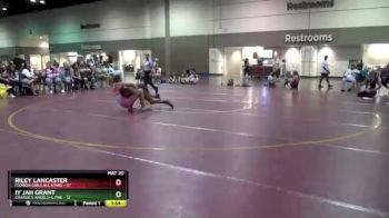 145 lbs Round 2 (6 Team) - Iy`Jah Grant, Charlie`s Angels-IL Pnk vs Riley Lancaster, Florida Girls All Stars