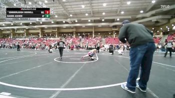 55 lbs Cons. Round 3 - Emberleigh Sissell, Wellington vs Danni Asher, CYWC