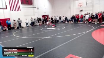 90 lbs Quarterfinal - Blessing Thang, Southport Wrestling Club vs Sawyer Corbin, Western Wrestling Club