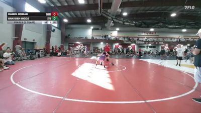 135 lbs Finals (2 Team) - Brayden Biggs, Steel Valley Renegades vs Daniel Roman, Taylor Hammers