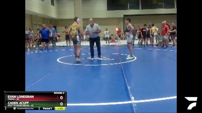 116 lbs Round 2 (6 Team) - Evan Lonegran, TNAAU vs Caden Acuff, East TN Bomb Squad