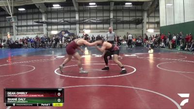 197 lbs Prelim - Shane Daly, Norwich University vs Dean Omirly, Wesleyan University (Connecticut)