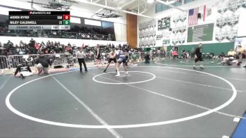 190 lbs Champ. Round 1 - Riley Caldwell, South Torrance vs Aiden Byrd, Ramona (Riverside)