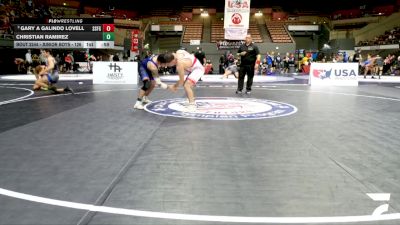 Open Men - 70 lbs Cons. Round 5 - Christian Ramirez vs Gary A Galindo Lovell, South San Francisco Gator WC