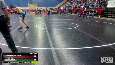 1 - 132 lbs Champ. Round 1 - Sarmont Badziev, Rural Retreat vs James Gray, Mathews High School