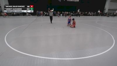 113 lbs Cons. Rd Of 16 - Emmett Alexander, Colorado vs Michael Salas-Sanchez, Cornerstone Mat Club