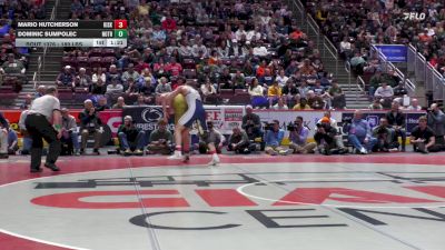 189 lbs Final - Mario Hutcherson, Kiski Area vs Dominic Sumpolec, Notre Dame - GP