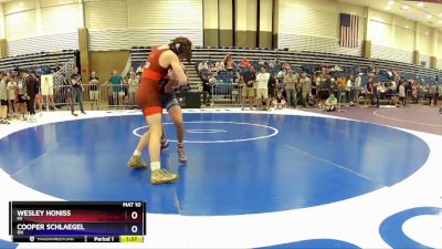 126 lbs Cons. Round 3 - Wesley Honiss, MI vs Cooper Schlaegel, OH