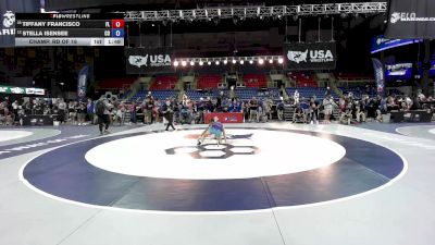 100 lbs Champ. Rd Of 16 - Tiffany Francisco, FL vs Stella Isensee, CO