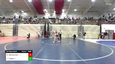 86 lbs 3rd Place Match - Talon Oakes, New Castle Youth Wrestling vs Keynu Neiswender, Palmyra Youth Wrestling Club