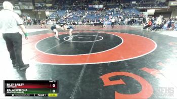 4A 138 lbs Cons. Round 2 - Billy Bailey, Kentwood vs Kalai Simeona, Rogers (Puyallup)