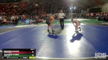 3A 195 lbs Champ. Round 1 - Raymond Florez, Fruitland vs Brayden Pocock, Sugar-Salem