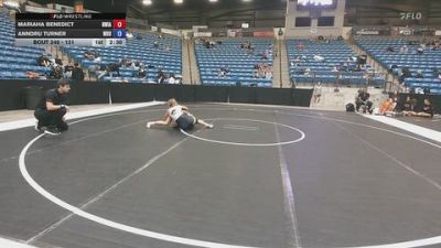 131 lbs Cons. Round 5 - Anndru Turner, Wayland Baptist University vs Mariaha Benedict, Northwestern IA