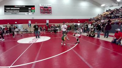 48-50 lbs Round 3 - Colt Groshans, Eaton Reds WC vs Alyvian Garcia, HRA