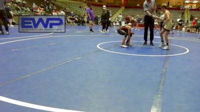 80-86 lbs Rr Rnd 3 - Bentley Ballard, Panther Youth Wrestling-CPR vs Dawson Thompson, North DeSoto Wrestling Academy