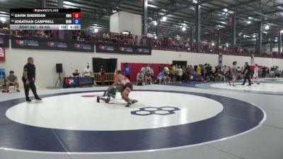 65 kg Cons. Rd Of 64 - Gavin Sheridan, Bearcat Wrestling Club vs Jonathan Campbell, SUNY Niagara