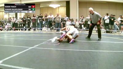 132 lbs Consi Of 128 #2 - Kasen Thach, Eastvale Elite WC vs Kamari Baldelomar, San Dimas HS