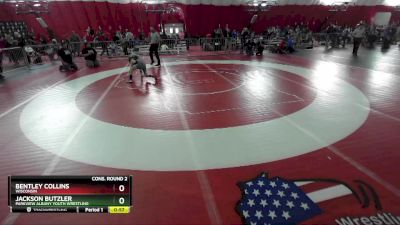 92 lbs Cons. Round 2 - Jackson Butzler, Parkview Albany Youth Wrestling vs Bentley Collins, Wisconsin