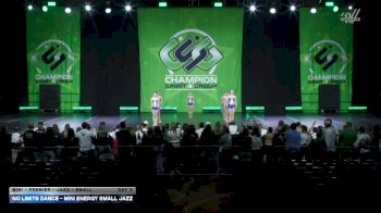 No Limits Dance - Mini Energy Small Jazz [2026 Mini - Premier - Jazz - Small Day 3] 2026 CSG Dance Grand Nationals