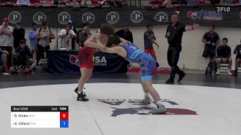 55 kg Round 2 - Slater Hicks, Central Coast Regional Training Center vs Keanu Dillard, Steller Trained Wrestling