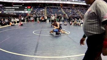 2A 157 lbs Cons. Round 1 - Tate Tucker, N C School Of Science And Math vs Dawson Belfiore, Lexington
