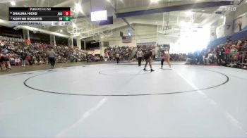 190 lbs Quarterfinal - Shalina Hicks, Junction City vs Korynn Roberts, Olathe West