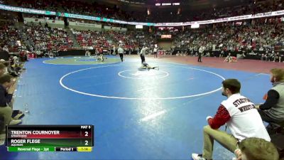 D3-120 lbs Quarterfinal - Roger Flege, Aquinas vs Trenton Cournoyer, Stratford