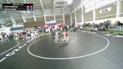 150 lbs 1st Place Match - Wyatt Bingham, Champions Wrestling Club vs Bryce Pulver, Sanderson Wrestling Academy