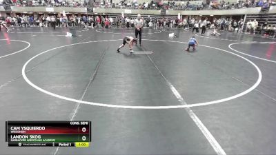 65 lbs Cons. Semi - Landon Skog, Sarbacker Wrestling Academy vs Cam Ysquierdo, Wisconsin