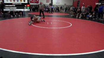 106 lbs Round 5 - Cole Kasparek, Clear Creek-Amana vs Josh Bratten, Dubuque Hempstead