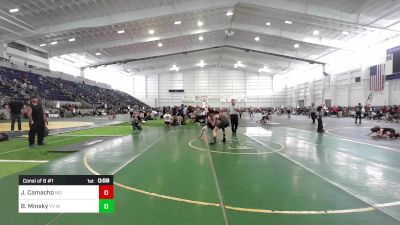 138 lbs Consi Of 8 #1 - Jesu Camacho, Big Bear Grapplers vs Bryan Minsky, YV Wrestling