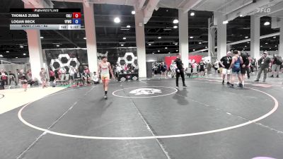 62 lbs Champ. Round 1 - Thomas Zubia, California vs Logan Beck, Valdez Youth Wrestling Club, Inc.