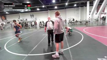 156 lbs Consi Of 4 - David Zokirov, San Diego Move vs Cole Irwin, Gold Rush Wr Ac