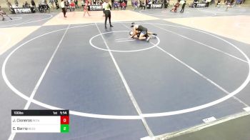 106 lbs Rr Rnd 3 - Javier Cisneros, ReZults Wrestling vs Carter Barrio, ReZults Wrestling