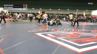 138 lbs Consi Of 64 #2 - Mason Bauer, OH vs Evan Stanley, IN