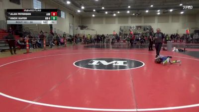 55 lbs Cons. Semi - Knox Kafer, MATPAC Wrestling - ND vs Alan Petersen, American Outlaws Wrestling