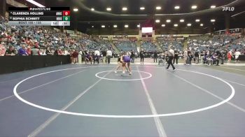 135 lbs Cons. Round 1 - Sophia Schmitt, Newton Hs vs Clarenza Hollins, Arkansas City Hs