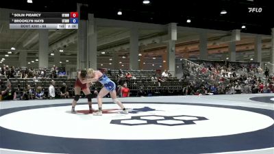68 lbs Semis - Solin Piearcy, USOPTC/ Titan Mercury Wrestling Club (TMWC) vs Brooklyn Hays, USOPTC/ Titan Mercury Wrestling Club (TMWC)