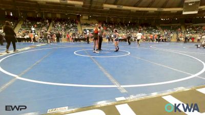 73-82 lbs Rr Rnd 1 - Melissavette Alba, Cowboy Wrestling Club vs Bristol White, Spartan Wrestling Fort Smith
