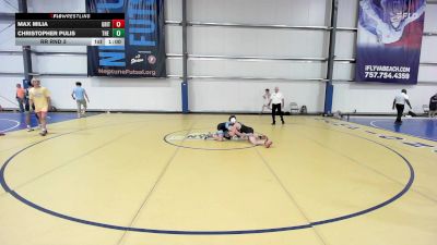 100 lbs Rr Rnd 3 - Max Milia, Grit Mat Club Blue vs Christopher Pulis, The Fort Hammers