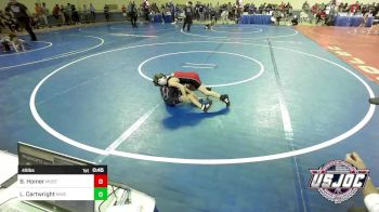 49 lbs Consi Of 16 #2 - Barrett Homer, Mustang vs Laneigh Jo Cartwright, Midwest City Bombers