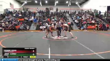 195 lbs Champ. Round 1 - Ronnie Cross, Pahrump Valley vs Jerry Juarez, Mojave