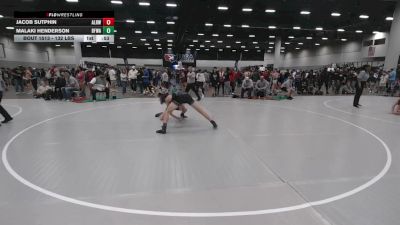 132 lbs Cons. Sub-rd Of 32 - Malaki Henderson, Black Fox Wrestling Academy vs Jacob Sutphin, Alton Little Redbirds Wrestling Club