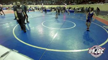 75 lbs 3rd Place - Gunner Adams, Deer Creek Wrestling Club vs Diezel Russell, Winfield Youth Wrestling Club