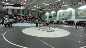 115 lbs Cons. Round 4 - Elias Pedroza, Granite Hills vs Jazer Velasquez, San Marcos